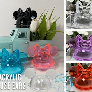 Mouse Ears Acrylic Lid / High Quality lid for Tumbler, it fits venti TUMBLER, DIY, Perfect for crafts
