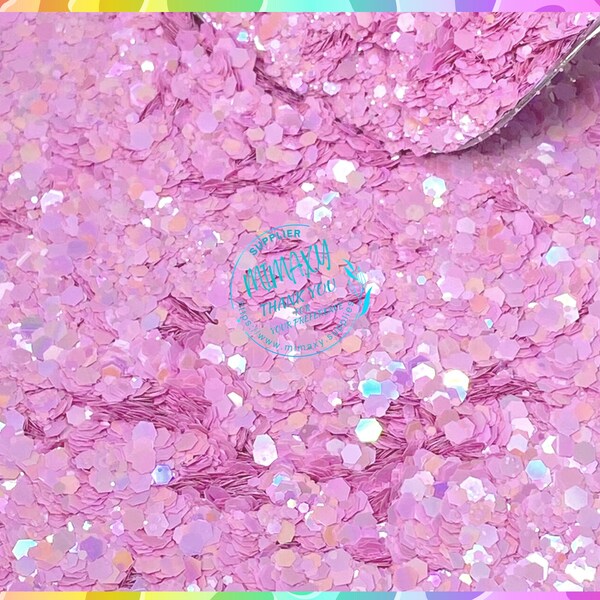 LILAC MACARON, Shaped Glitter, Chunky Glitter Mix, Cosmetic Glitter,Nail Art, Resin art,Snow Globe Tumbler,Craft, pastel, macaron, MATTE 005