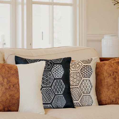 4pack Boho Throw Pillow Covers 18x18 Decorative Pillow Etsy