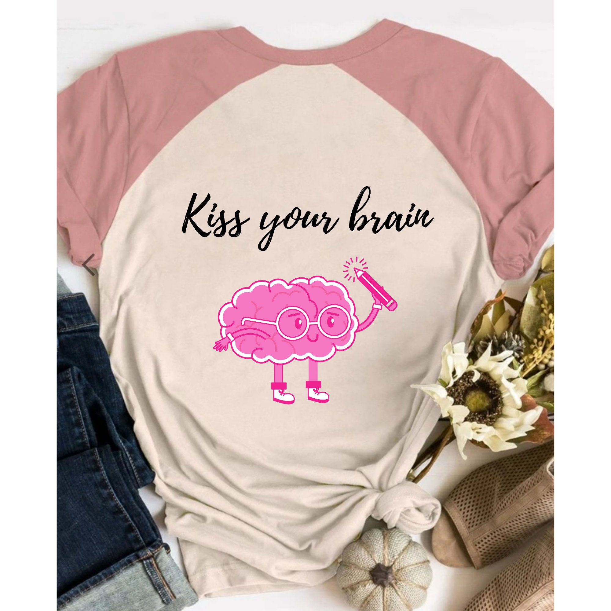 Kiss Your Brain SVG PNG Sublimation/svg/shirt Svg/teacher - Etsy