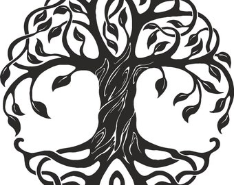 15 Tree Silhouette Svg / Clipart Svg / Family Tree Svg / Tree Svg / Cut Files / Cricut Silhouette / Clipart / Silhouette / Vector