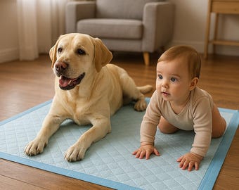 Paquet de 100 coussinets de dressage pour animaux de compagnie | Haut pouvoir absorbant, étanche, anti-odeurs pour chiens, chats, lapins