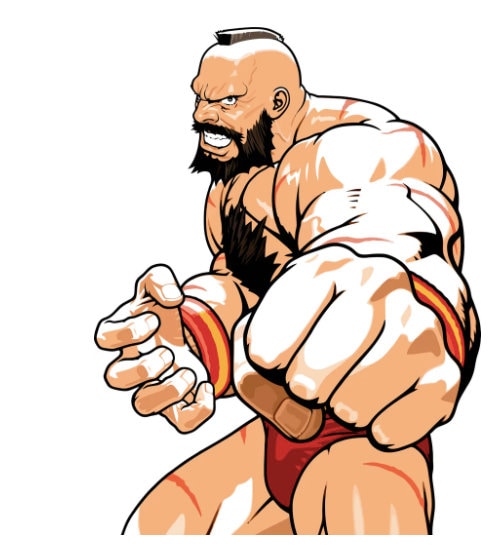 Zangief fanart  Street Fighter 2 (made by me) : r/gaming