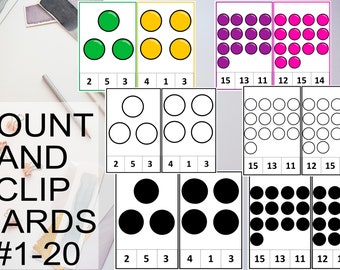 Counting Cards Etsy Counting Cards Etsy