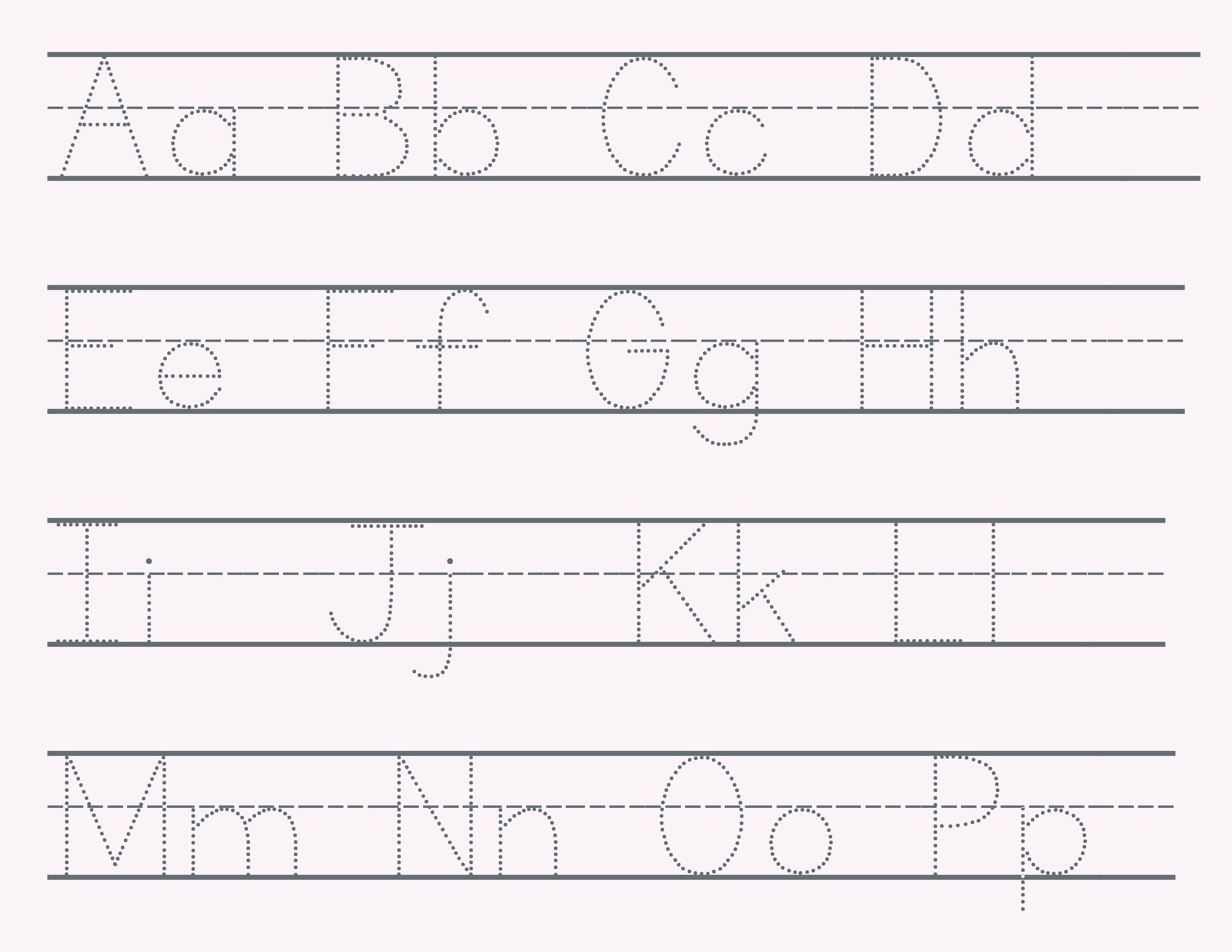 Printable Alphabet Tracing Worksheets Abc Worksheets Etsy