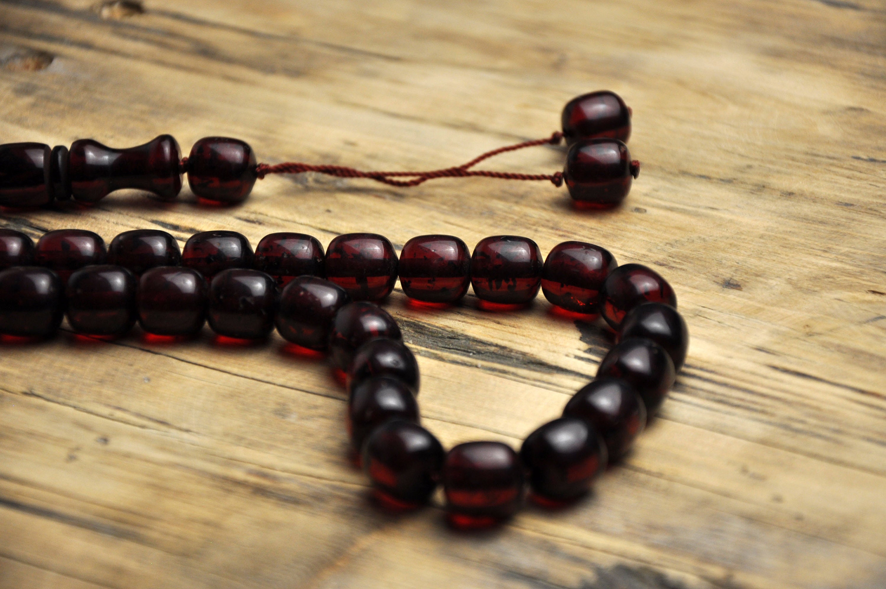 Cherry Amber Color سبحة Prayer Beads Tassel Prayer Beads Etsy