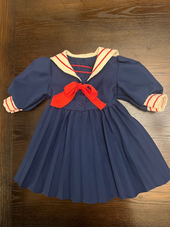 Vintage 1950’s Toddler Girls Sailor Dress