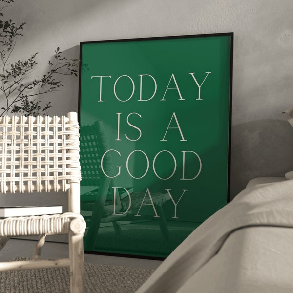 Emerald Green Quote Wall Art Etsy