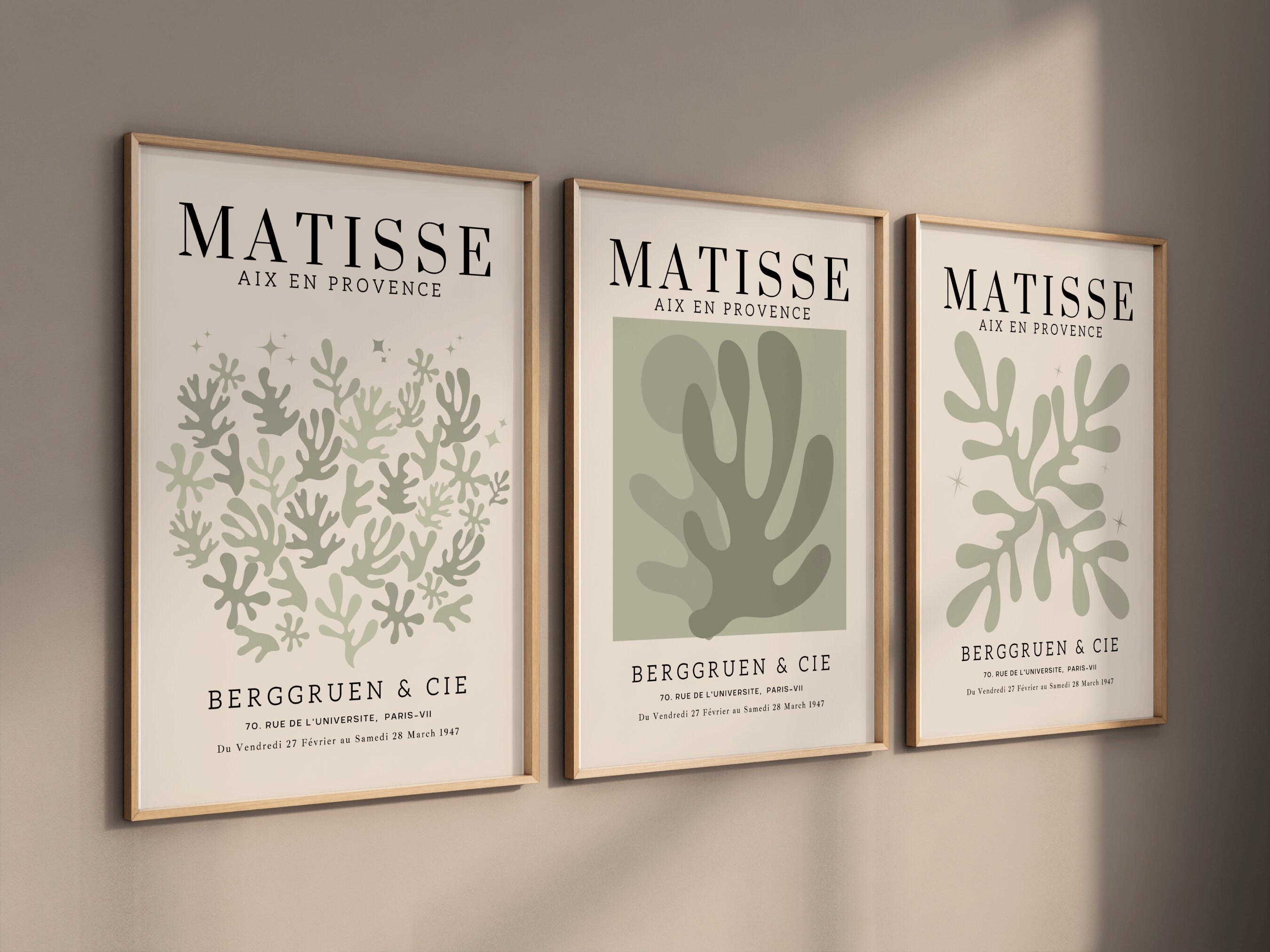  Sage Green Room Decor Aesthetic,Boho Matisse Wall Art  Prints,Cute Flower Posters for Bedroom,Aesthetic Room Decor for Teen Girls  College Girls Dorm Wall Decor (Unfarmed, 8x10): Posters & Prints