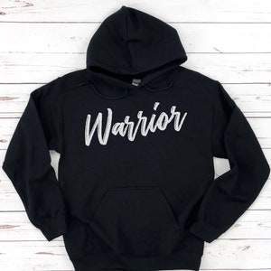 Workout Hoodie Warrior, Fitness Workout Gift for Her Him, Positive Motivational Shirt for Her Him, Workout Sweatshirt, Warrior Shirt,Warrior