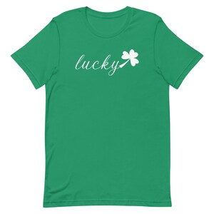 St Patrick&#39;s Day Shirt, St Patrick&#39;s Day Shirt For Women, Lucky Shirt, Shamrock Shirt Tee, Saint Patrick&#39;s Day Shirts, Cute St Paddys Shirt