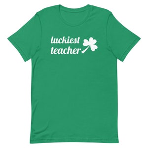 St Patrick&#39;s Day Teacher Shirt, St Patrick&#39;s Day Shirt For Teacher, Cute Shamrock Shirt Tee,Saint Patrick&#39;s Day Shirts, Cute St Paddys Shirt