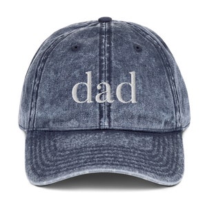 Dad Hat, Vintage Baseball Hat, Gift For New Dad, Father&#39;s Day Gift From Wife, Custom Embroidered Hat, Grandpa Cap, Mom Hat, Vintage Dad Cap