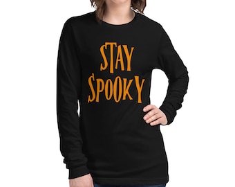 Stay Spooky T-shirt or Long Sleeve Tee, Spooky Shirt, Fall Colors Shirt, Funny Halloween Shirt, Fall Shirt, Boo, Ghost, Mom Teacher Gift