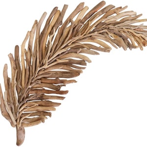 Driftwood Sway Leaf Wall Decor 60cm