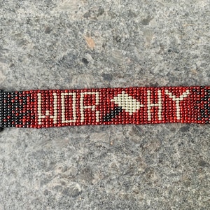 Marvel&#39;s Thor beaded loom bracelet &quot;WORTHY&quot;