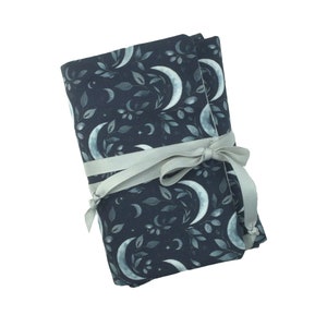 Crescent Moon Tarot Card Wrap, Crescent Moon Oracle Card Wrap, AWishDivine,  Free Shipping, Moon Card Pouch