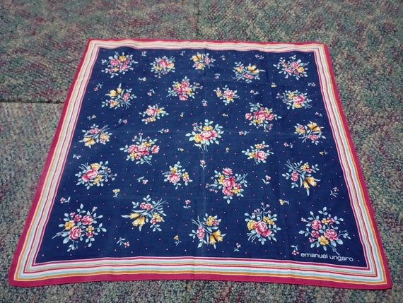 Vintage Emanuel Ungaro Handkerchief