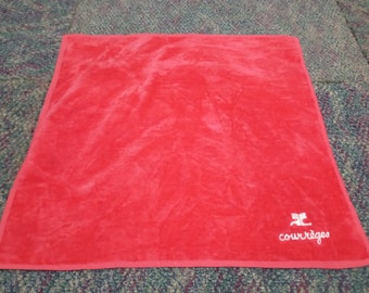 Vintage Courreges Tea Table Towel Handkerchief