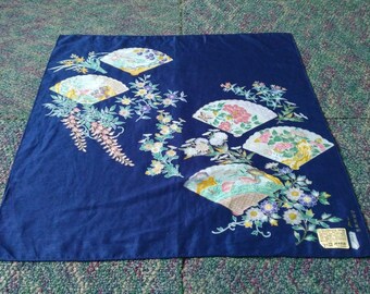Vintage Japanese Handkerchief Pocket Square Scarf