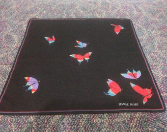 Vintage Hanae Mori Handkerchief Pocket Square