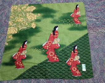 Vintage Japanese Handkerchief Pocket Square Scarf