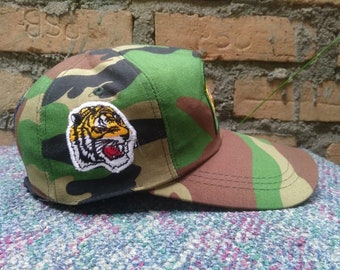 Camouflage cappello militare vintage