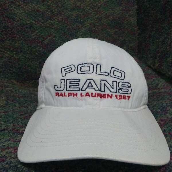 Distressed Vintage Polo Jeans Ralph Lauren Hats Caps