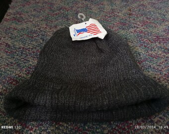 Vintage Beanie Hat Made in USA