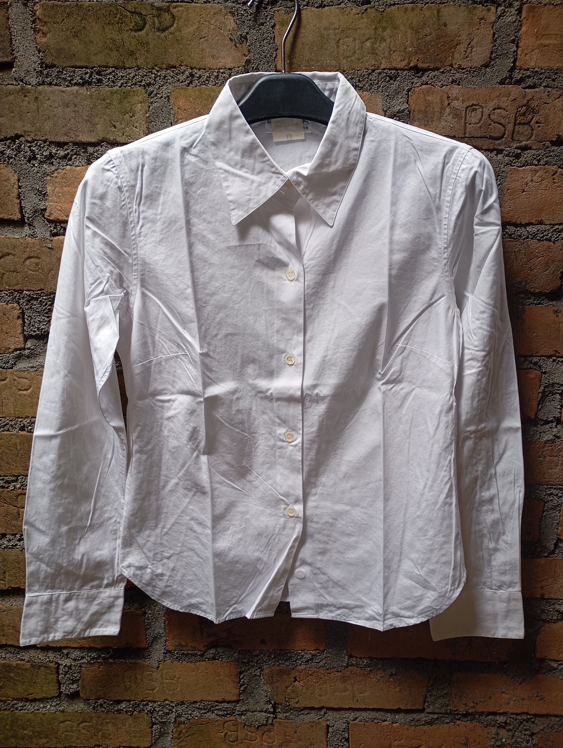 Chemises blanches Agnes B vintage fabriquées au Japon France