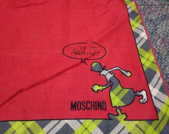 Vintage Moschino Handkerchief Scarves