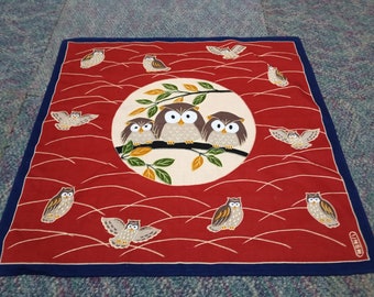 Vintage Japanese Handkerchief Pocket Square Scarf