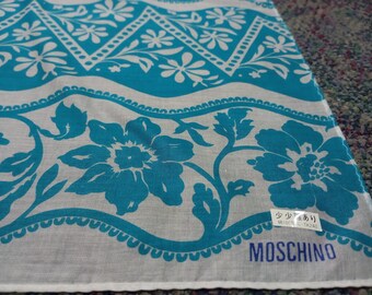 Vintage Moschino Handkerchief Scarves