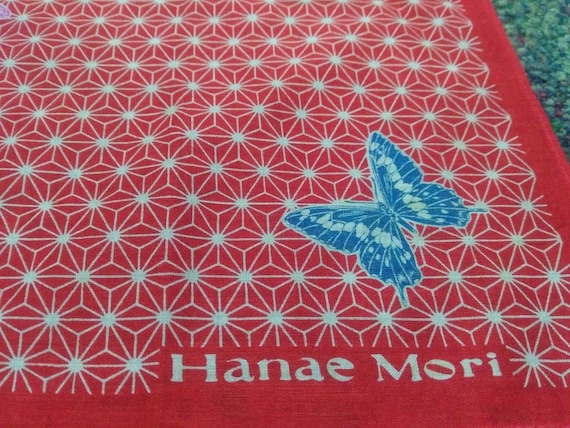 Vintage Hanae Mori Handkerchief Pocket Square - image 1