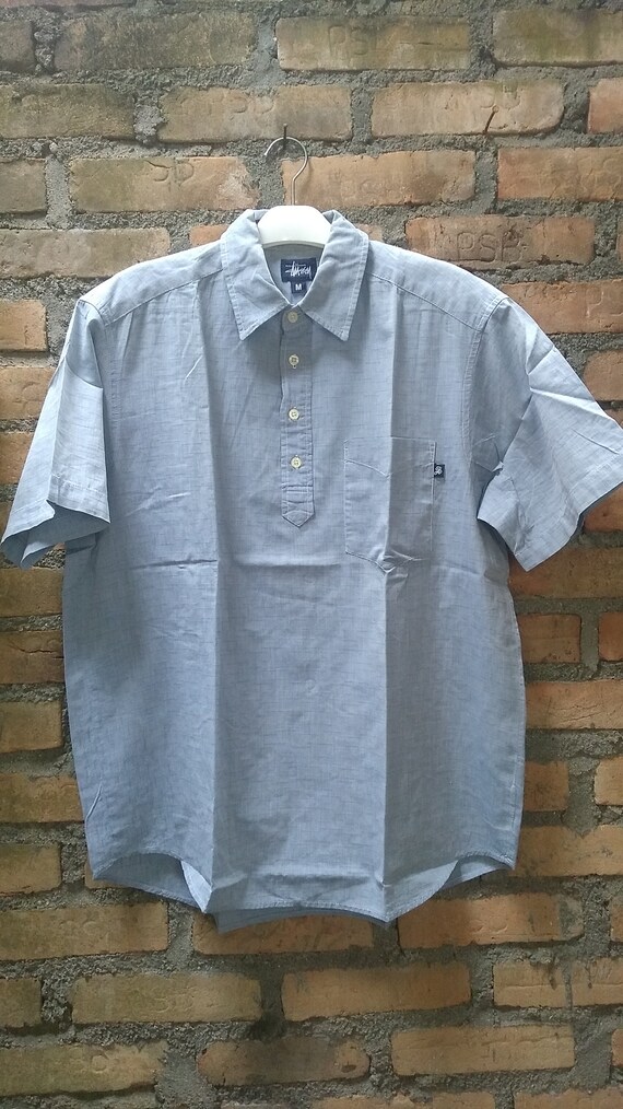 VINTAGE OLD STUSSY Chambray shirt 80s VINTAGE OLD STUSSY Chambray shirt 80s