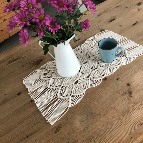 Macrame Table Centerpiece/ Pot Base - Etsy