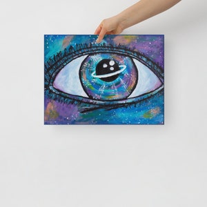 Canvas - Print - Planet of my Eye