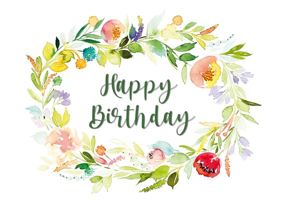 Printable Birthday Card Digital Card Printable Card - Etsy