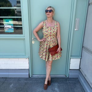 Vintage Floral Summer Dress