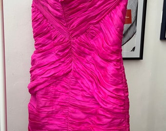 Fuchsia pink Vintage dress size 8/10