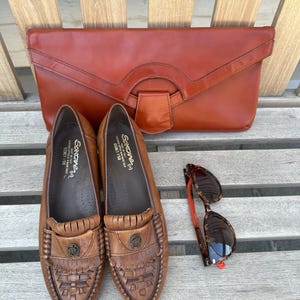 Vintage Saxons Brown Loafers