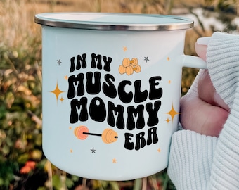 Weightlifting Fit Girl Coffee Mug Muscle Mommy Era Gift for Girls Who Lift Fitness Gift for Her Gym Girl