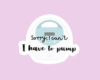 Funny breastfeeding mama sticker exclusively pumping spectra breast pump die cut gift for mom gifts for her funny stickers