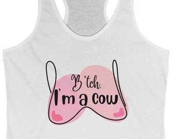 Funny breastfeeding racerback tank top gift for nursing mom