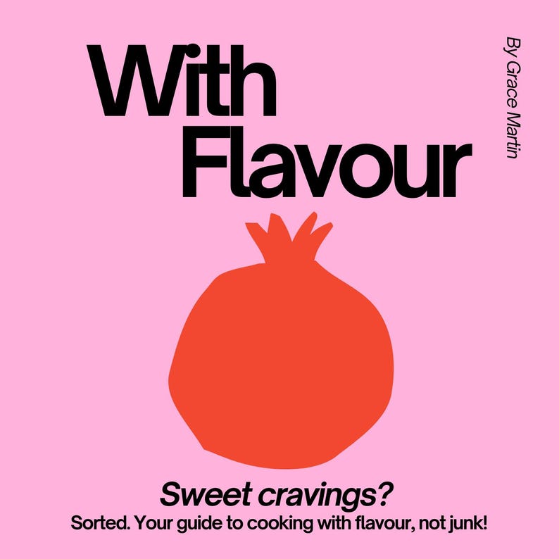 Cookbook full of sugar free healthy snack recipes and cooking tips to help you embrace flavour and ditch processed ingredients.