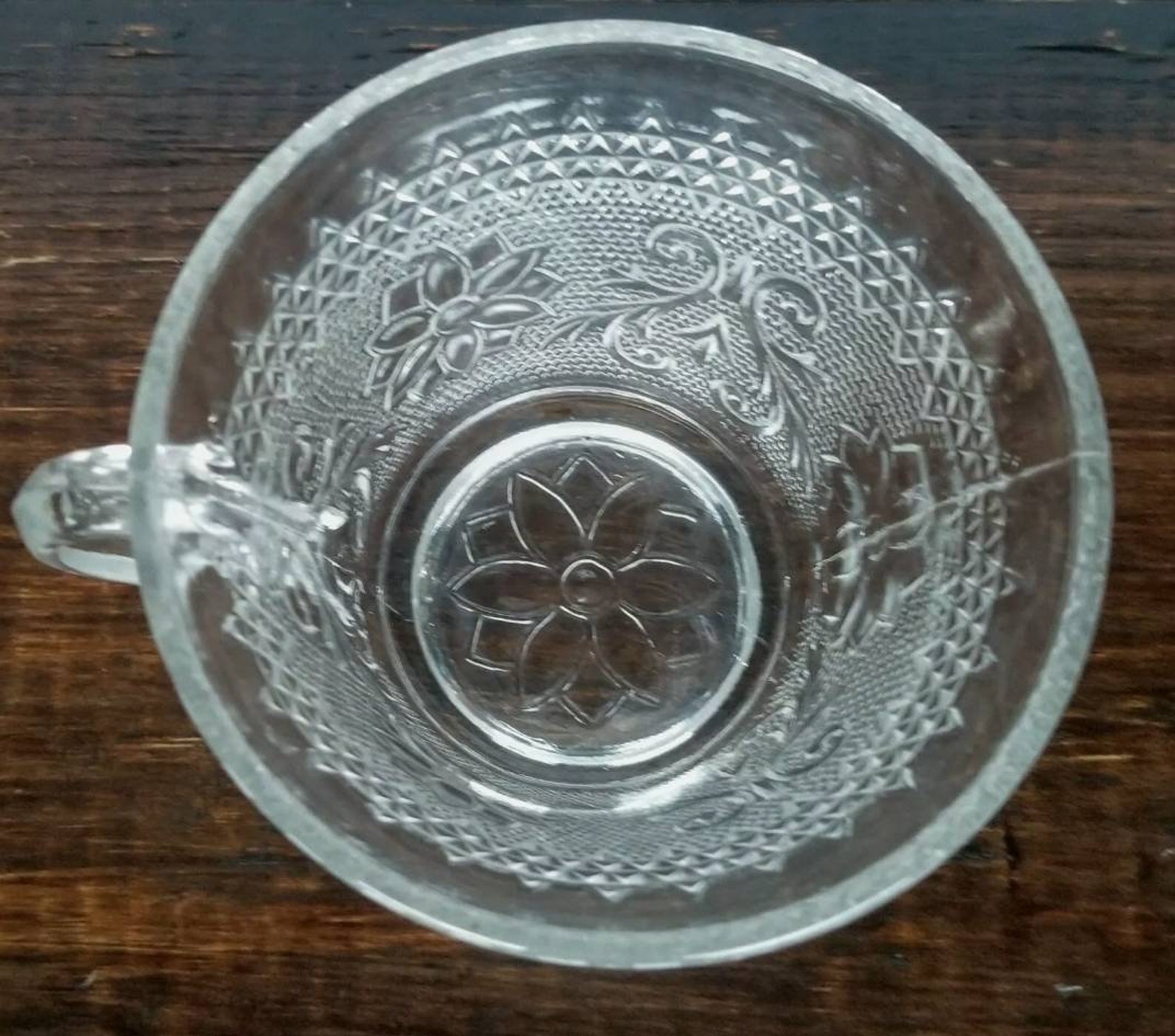 Vintage Tiara Ware Glass Snack Plate &Cup Etsy