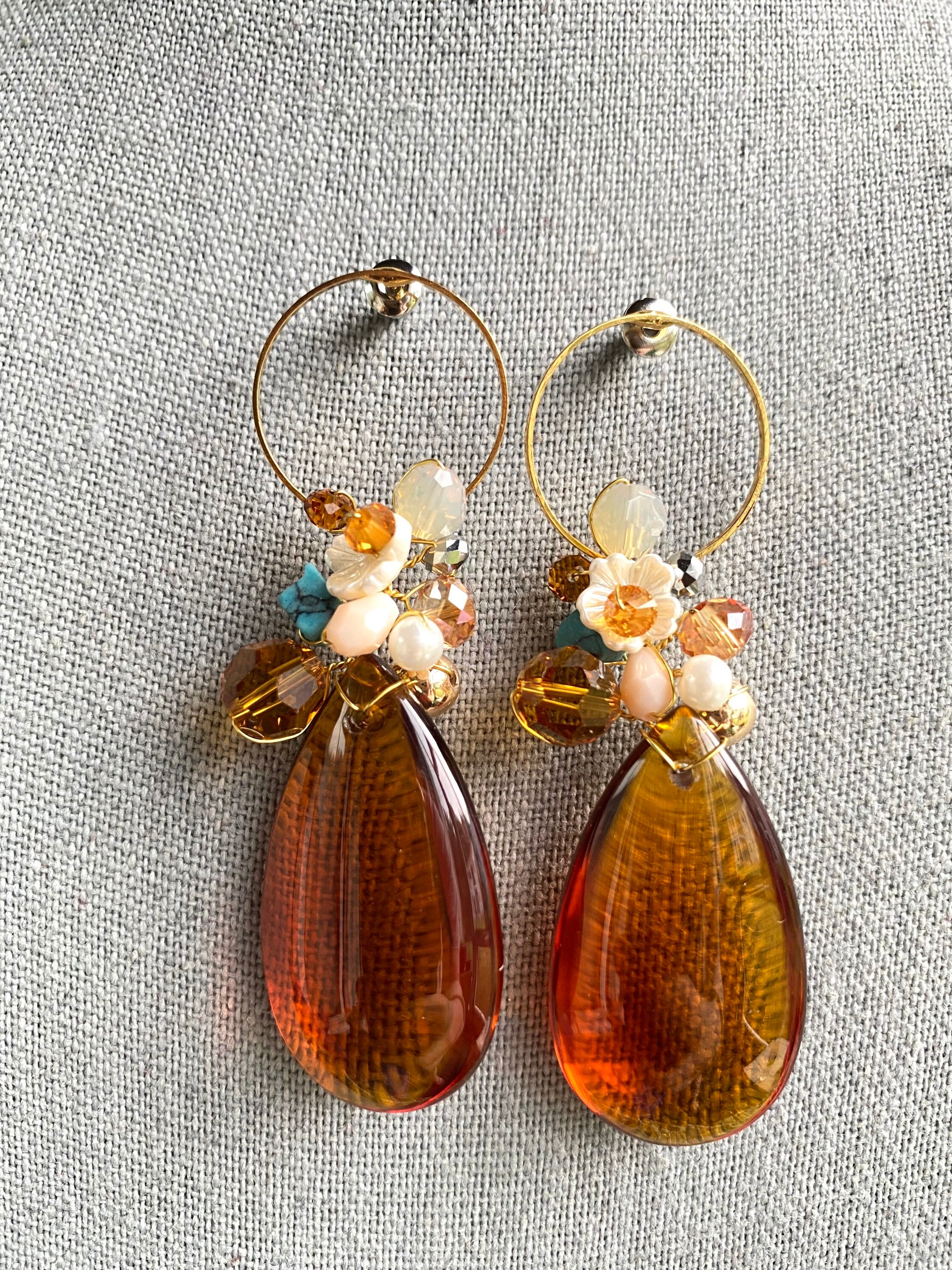 Murano glass earring Earring jewelry gift for her Etsy