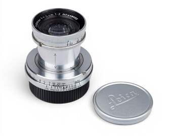 Leica Leitz SUMMAR Chrome Coated 5cm 50mm f2 50/2 LTM Mount 1938