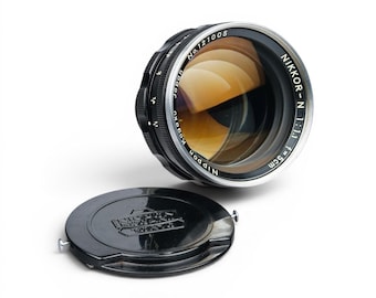 Nikon Nikkor-N 50mm f1.1 S Mount Lens Nippon Kogaku Rare Vintage Internal Mount – Japan