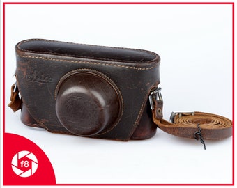 Leitz Leica Leather Brown Eveready Case for Leica IIIg